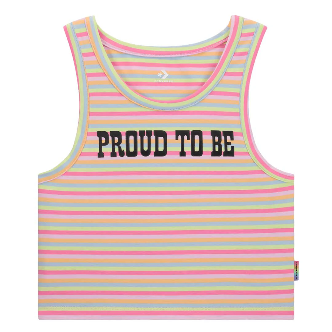 Converse - Unisex Proud To Be Cropped Pride Tank Top (10027207 A01)