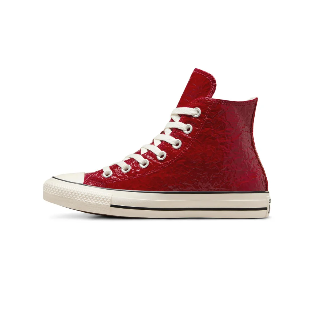 Converse - Women's Chuck Taylor All Star Crinkled Leather High Top Shoes (A13385C) - Image 2