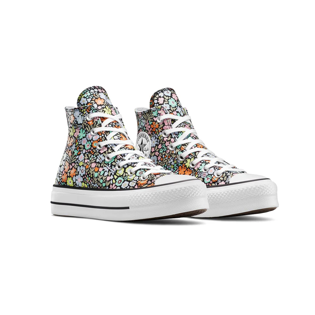 Converse - Women's Chuck Taylor All Star Lift Allover Florals High Top Shoes (A15009C) - Image 3