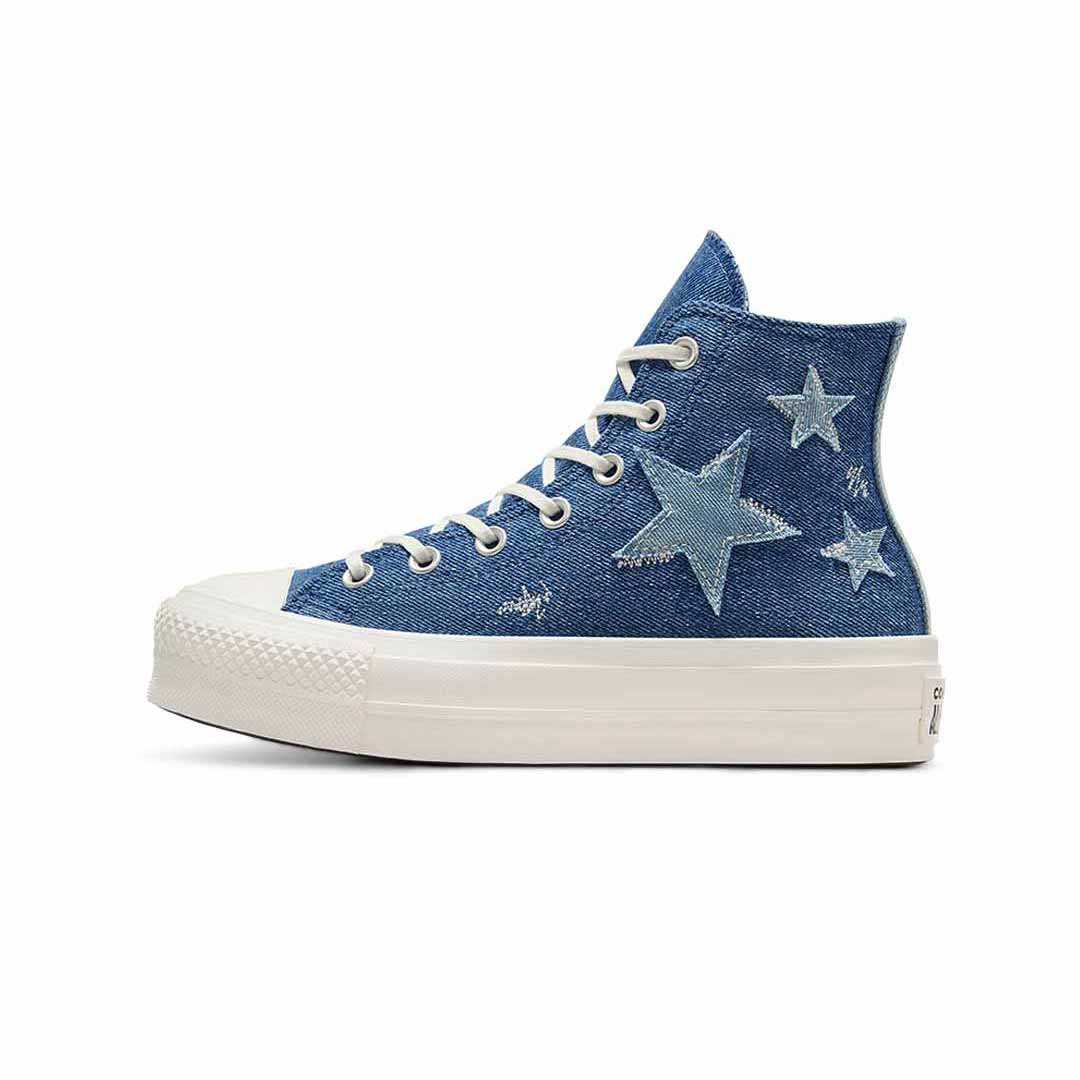 Converse - Women's Chuck Taylor All Star Lift Platform Denim High Top Shoes (A12045C) - Image 2