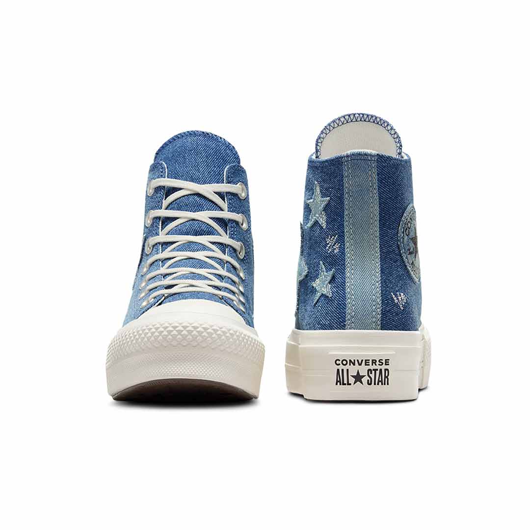 Converse - Women's Chuck Taylor All Star Lift Platform Denim High Top Shoes (A12045C) - Image 3