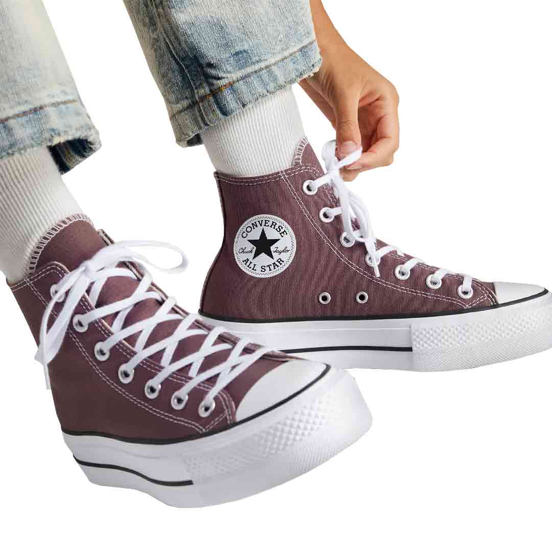 Converse - Women's Chuck Taylor All Star Lift Platform High Top Shoes (A10646C) - Image 5