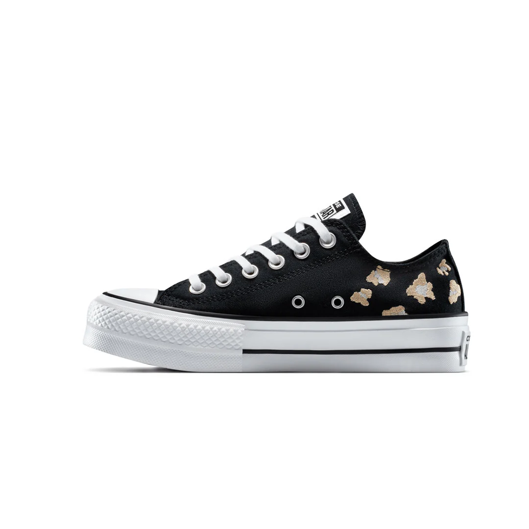 Converse - Women's Chuck Taylor All Star Lift Platform Leopard Print Low Top Shoes (A14937C) - Image 2