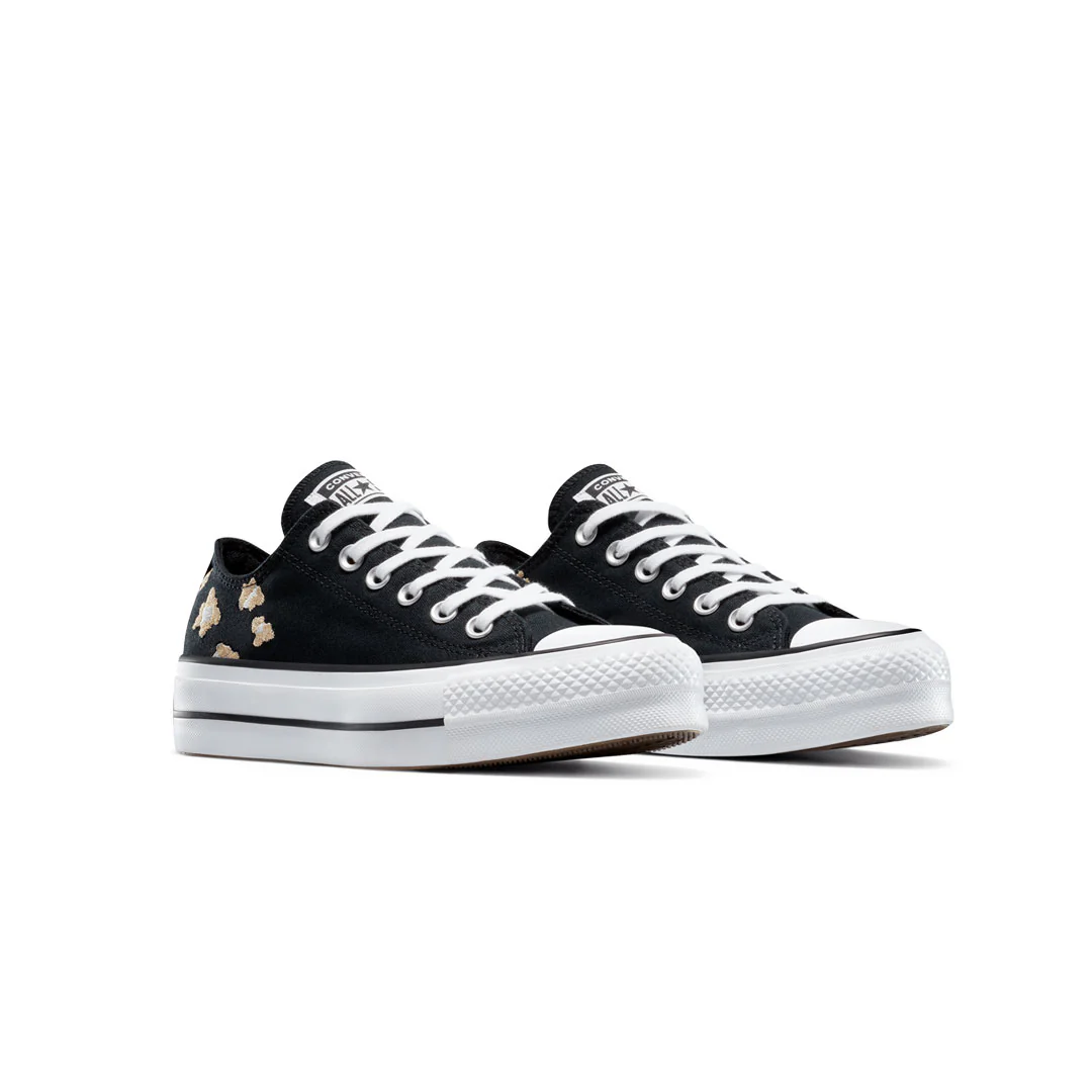 Converse - Women's Chuck Taylor All Star Lift Platform Leopard Print Low Top Shoes (A14937C) - Image 3