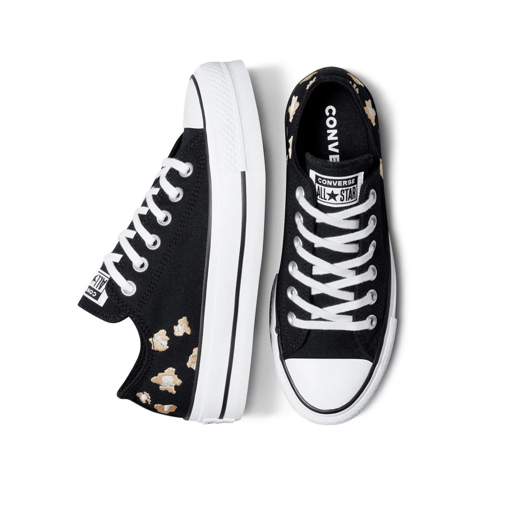 Converse - Women's Chuck Taylor All Star Lift Platform Leopard Print Low Top Shoes (A14937C) - Image 5