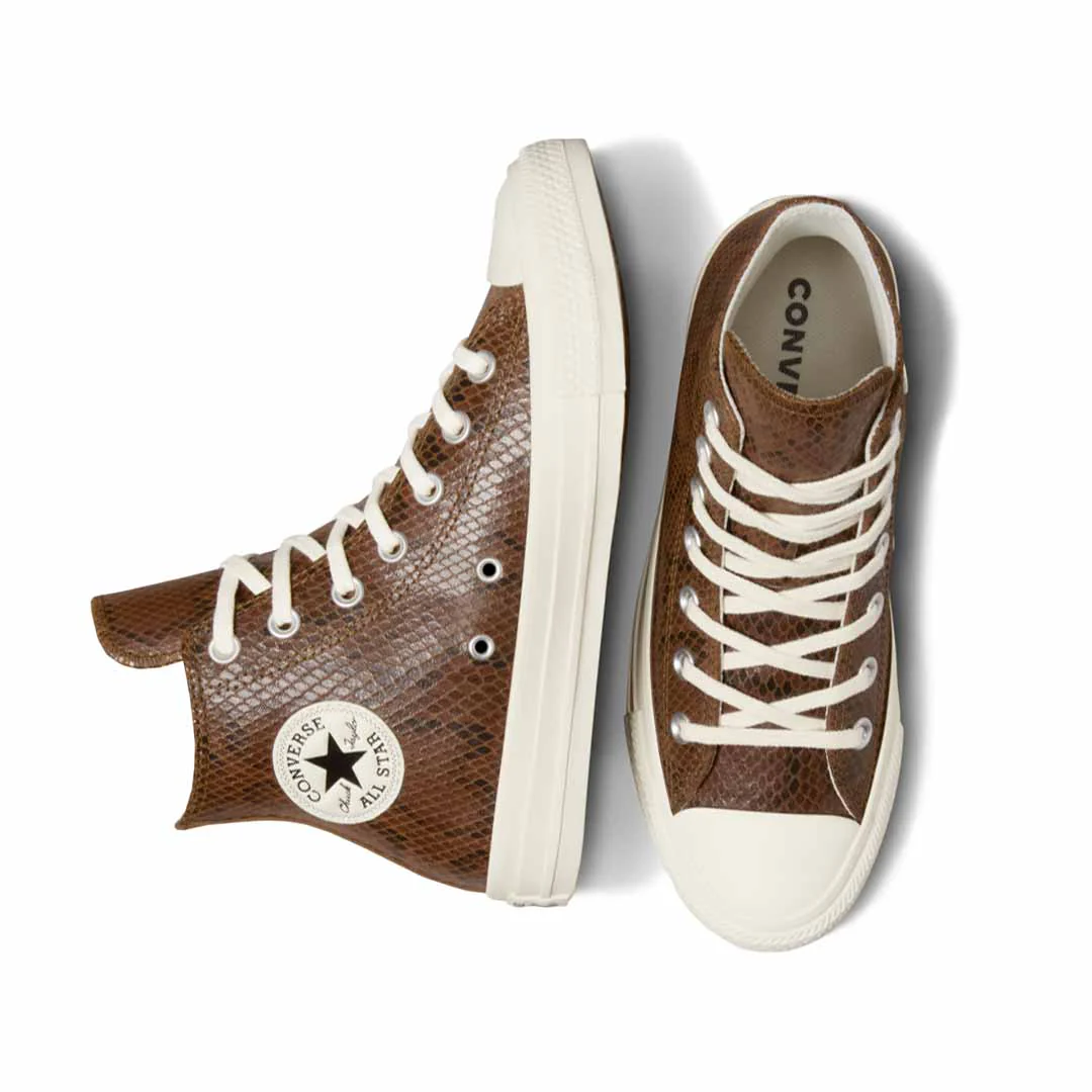 Converse - Women's Chuck Taylor All Star Snakeskin High Top Shoes (A13393C) - Image 4