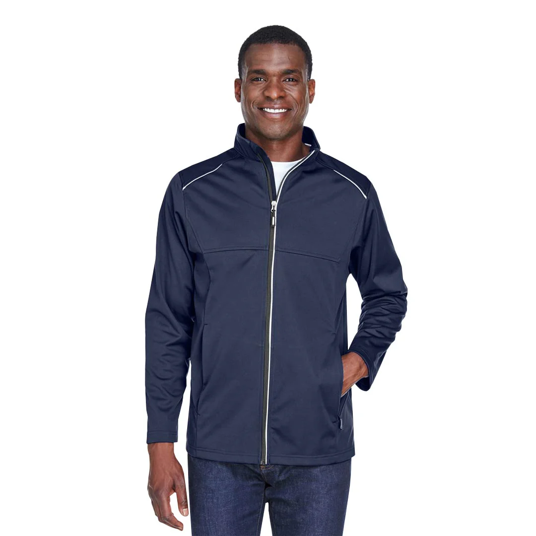 Core365 - Men's Techno Lite Three-Layer Knit Tech-Shell Jacket (CE708 849) - Image 2