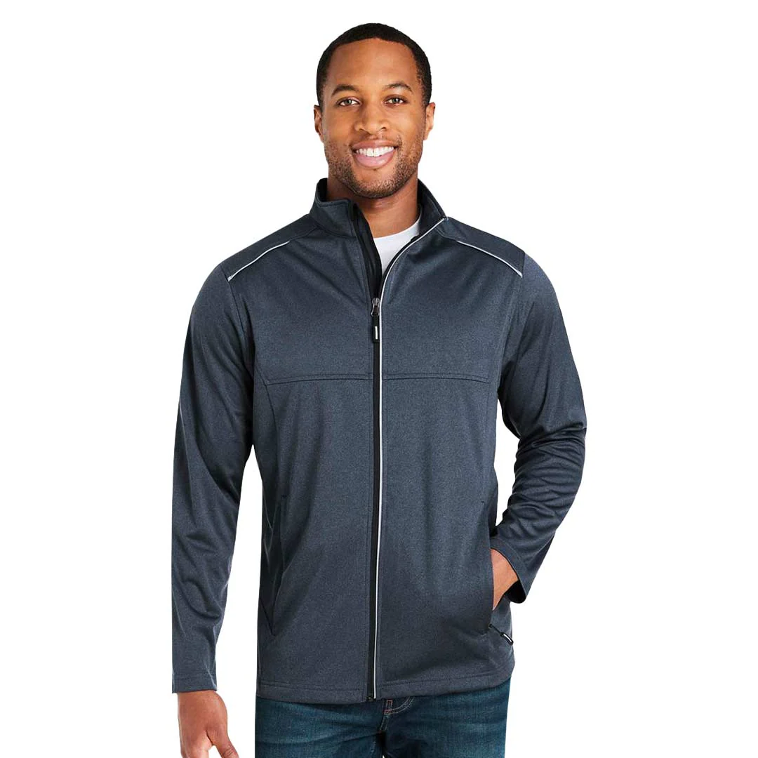 Core365 - Men's Techno Lite Three-Layer Knit Tech-Shell Jacket (CE708 SE) - Image 2