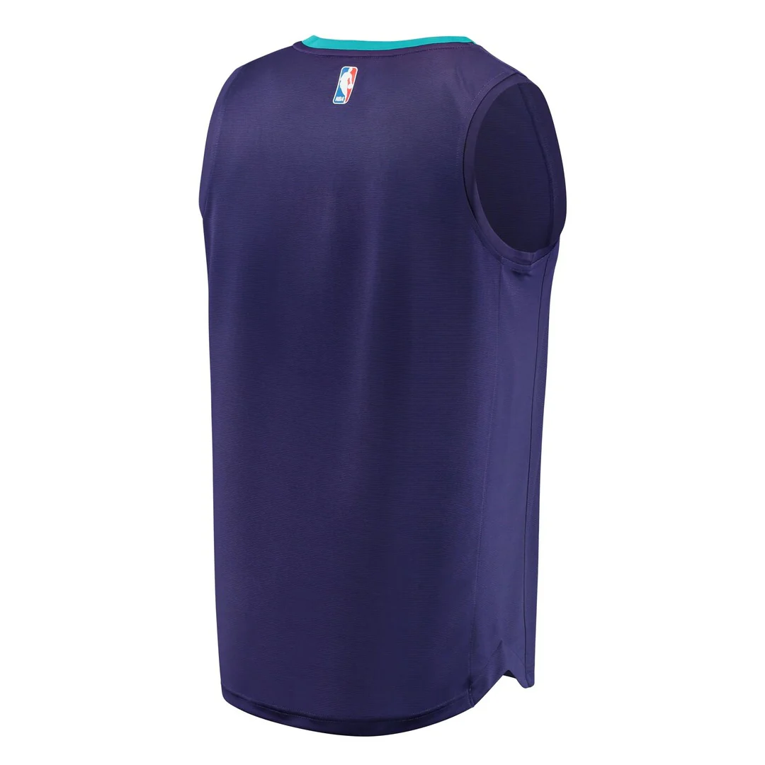 Fanatics - Kids' (Youth) Charlotte Hornets Fastbreak Jersey (461Y CHTA 66 FJA) - Image 2