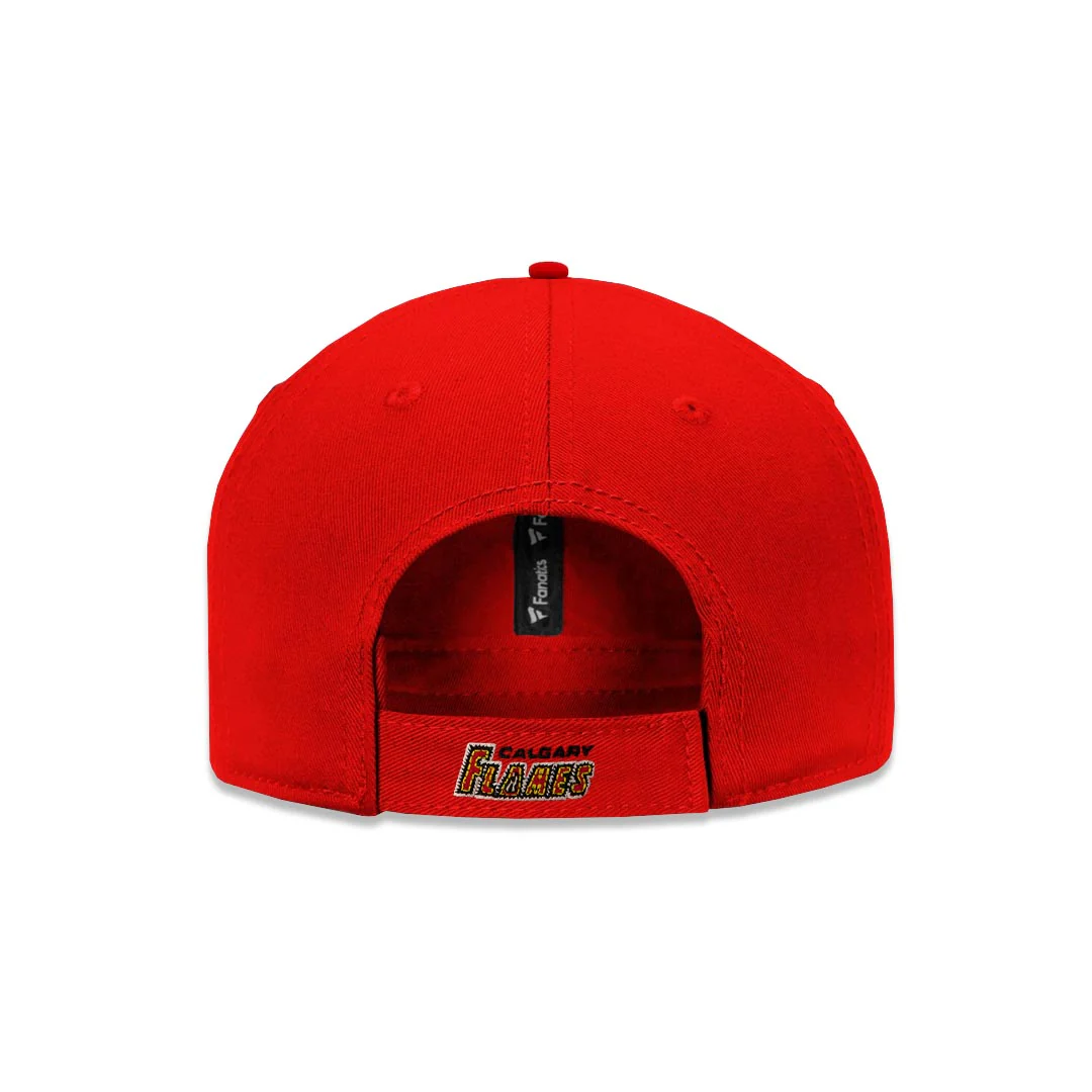 Fanatics - Men's Calgary Flames Core Adjustable Cap (143A BRD 2C ALR) - Image 3