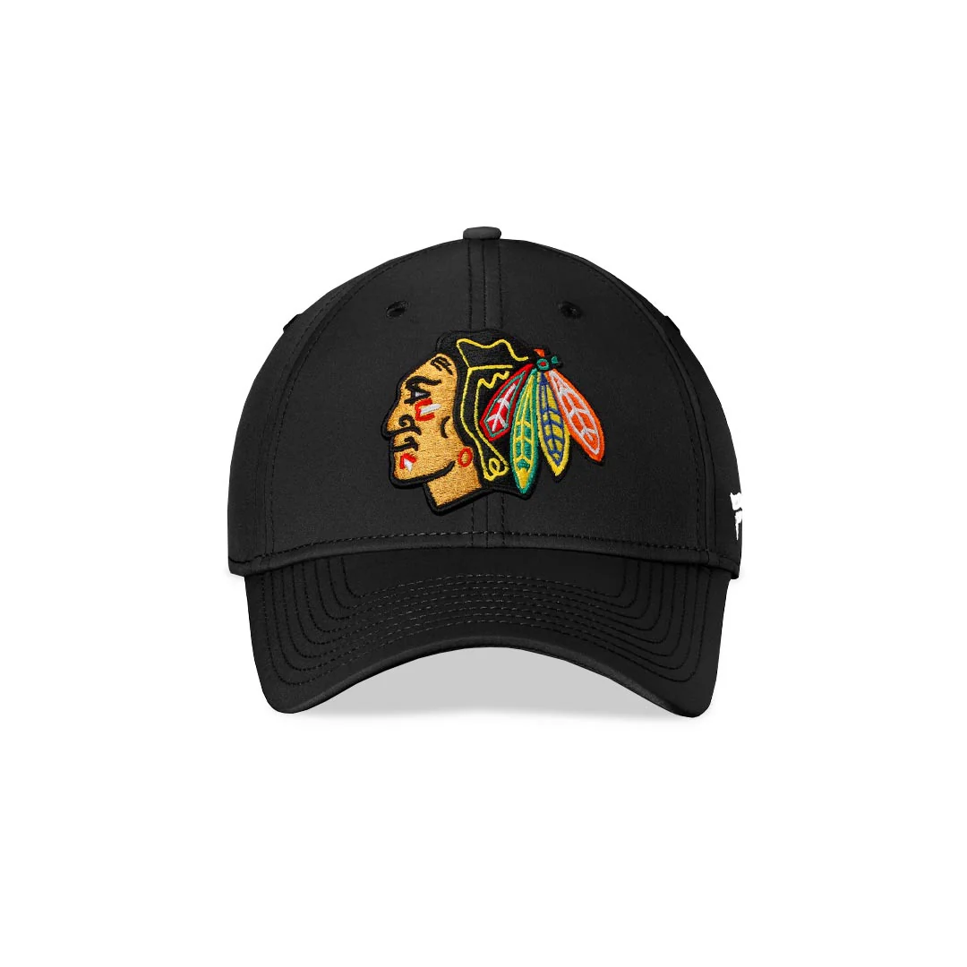 Fanatics - Men's Chicago Blackhawks Core Adjustable Cap (143A BLK 2AE ALR)