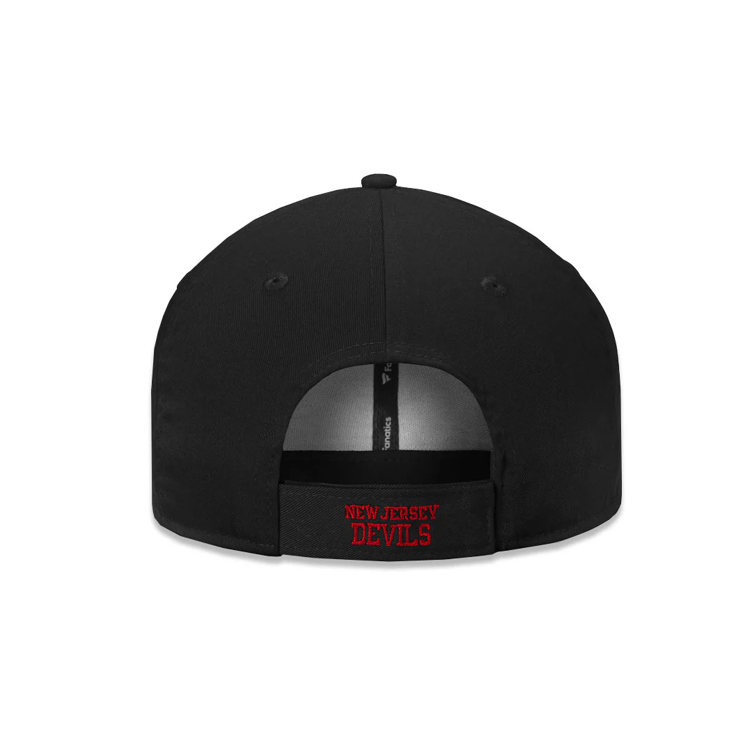 Fanatics - Men's New Jersey Devils Core Adjustable Cap (143A BLK 2L ALR) - Image 3
