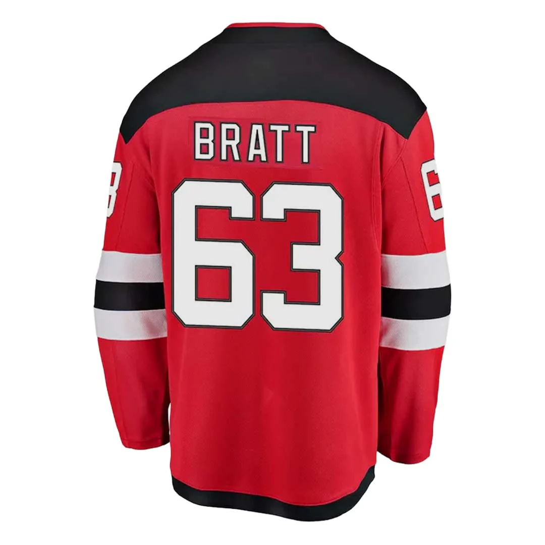 Fanatics - Men's New Jersey Devils Jesper Bratt Breakaway Jersey (879M NJDH H3J B63) - Image 2