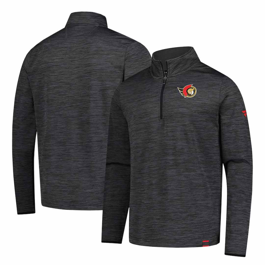Fanatics - Men's Ottawa Senators Lightweight 1/4 Zip Sweater (00IE 914A 2G2 02Y) - Image 2