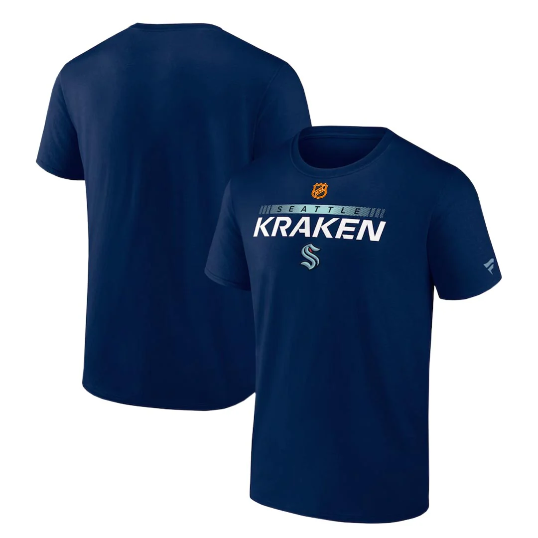 Fanatics - Men's Seattle Kraken Short Sleeve T-Shirt (MA86 4507 2GO 05D) - Image 2