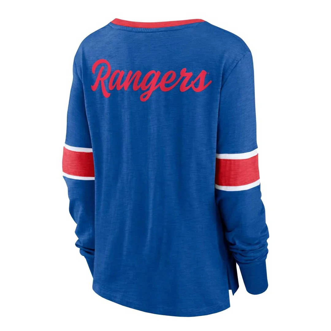 Fanatics - Women's New York Rangers Long Sleeve T-Shirt (3ZCD 730G 2N 3NB) - Image 2