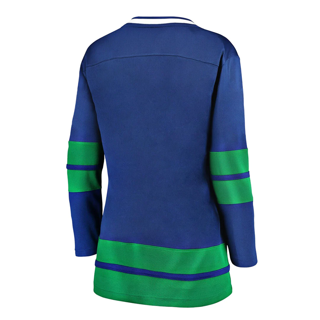 Fanatics - Women's Vancouver Canucks Breakaway Long Sleeve Jersey (879W VCAX 2GF BWX) - Image 2