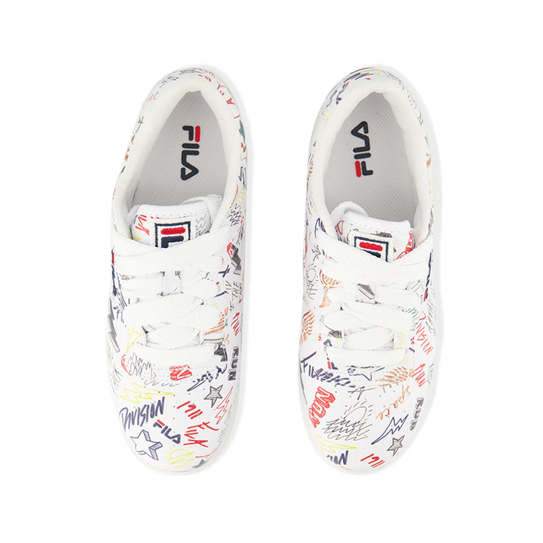 FILA - Kids' (Junior) Original Fitness Scriblles Shoes (3FM01732 171) - Image 3