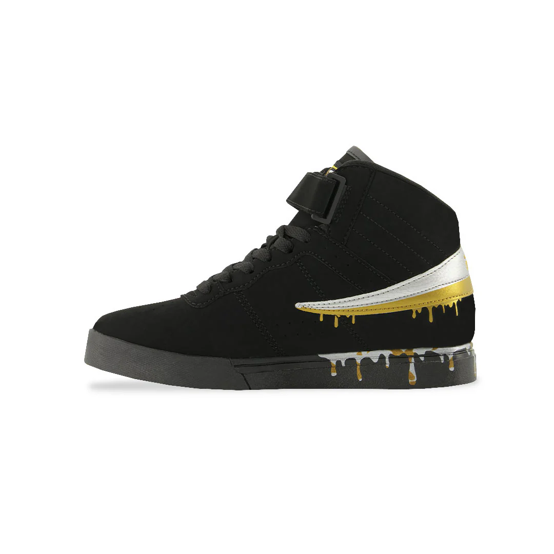 FILA - Kids' (Preschool & Junior) Vulc 13 Paint Drip Shoes (3FM01745 007) - Image 2