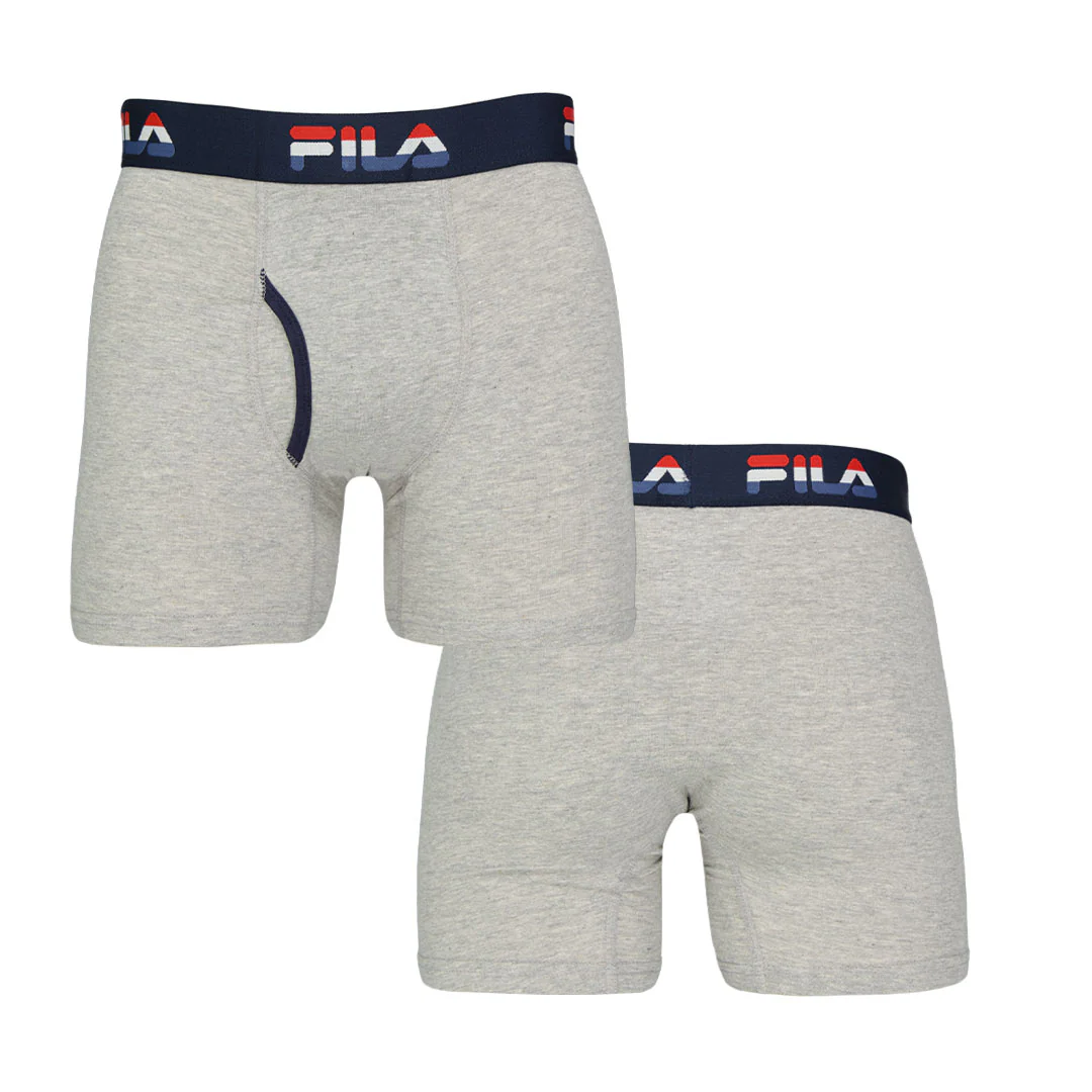 FILA - Men's 4 Pack Boxer Brief (FM312BXCS28 400) - Image 3