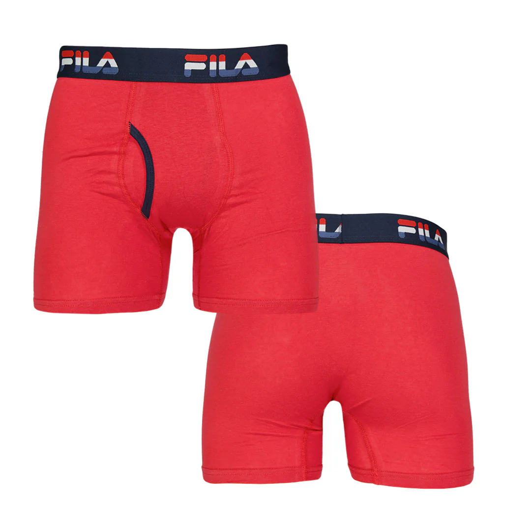 FILA - Men's 4 Pack Boxer Brief (FM312BXCS28 400) - Image 4