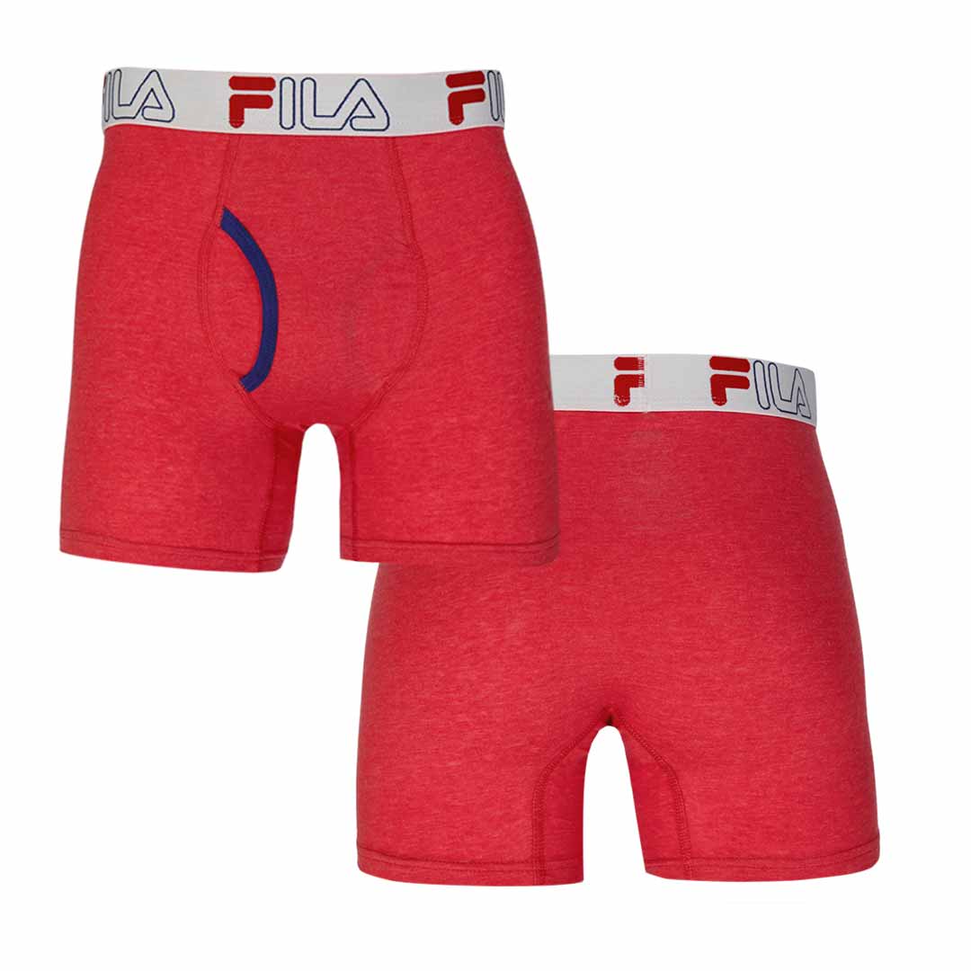 FILA - Men's 4 Pack Boxer Brief (FM412BXCS15 600) - Image 5