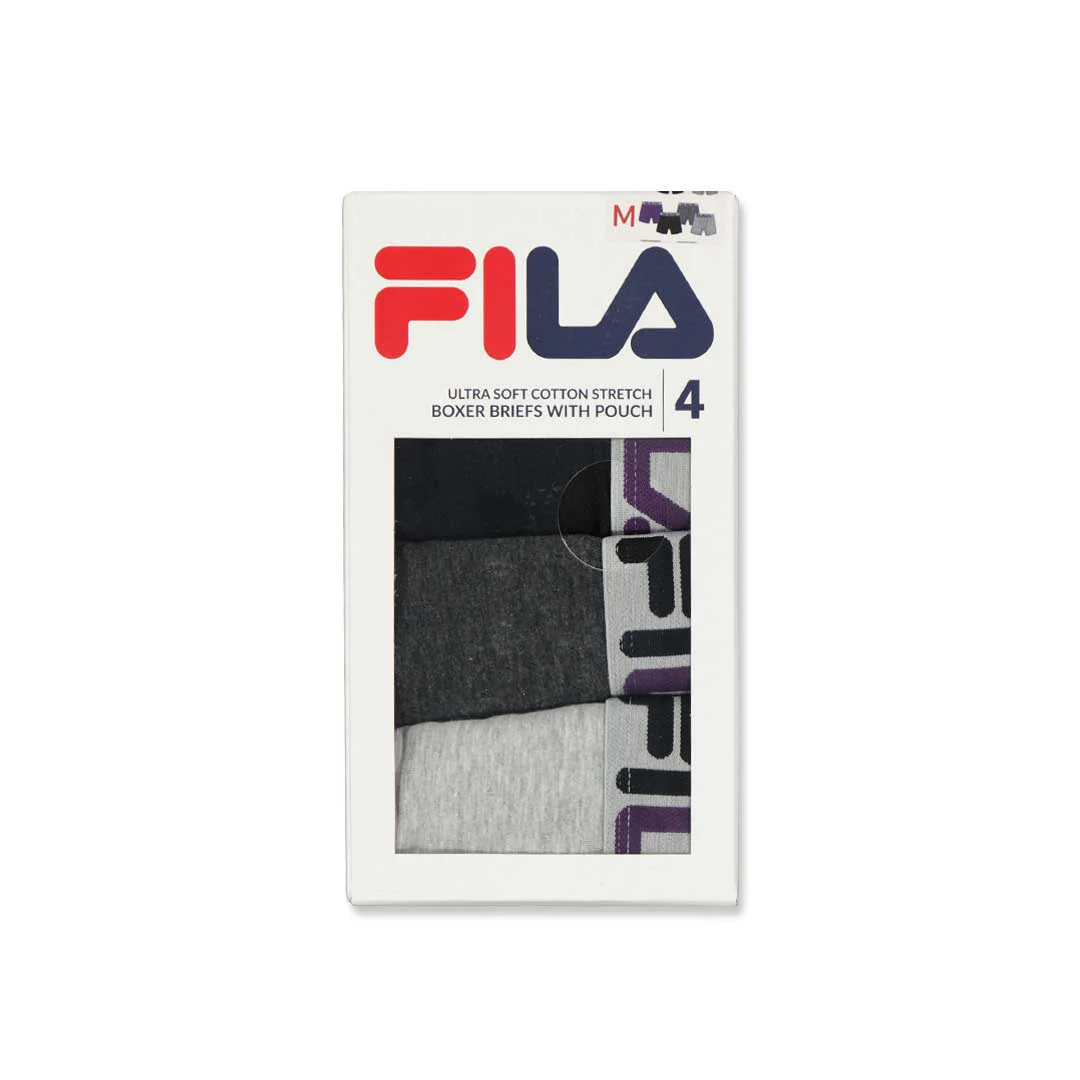 FILA - Men's 4 Pack Boxer Brief (FM412BXCS16 259) - Image 2