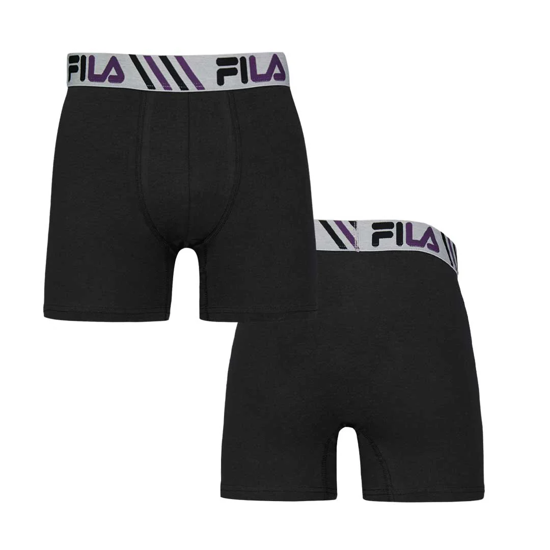FILA - Men's 4 Pack Boxer Brief (FM412BXCS16 259) - Image 3