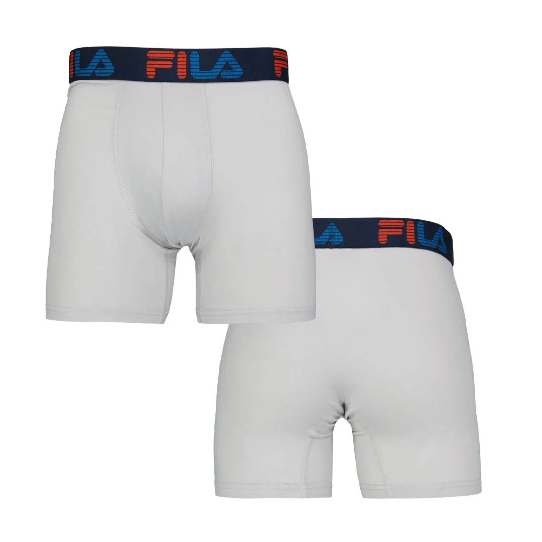 FILA - Men's 4 Pack Boxer Brief (FM412BXPB13 400) - Image 4