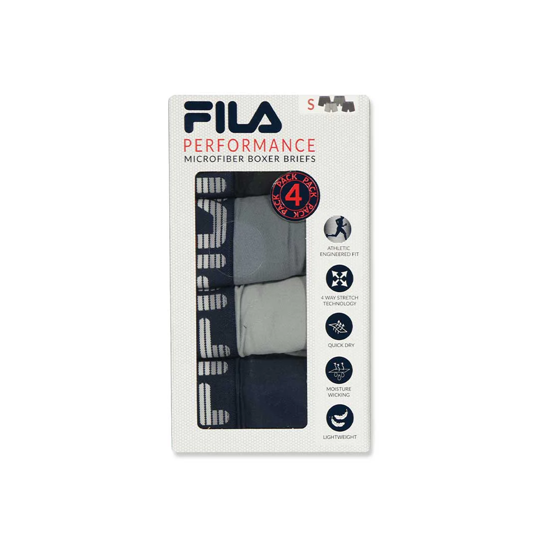 FILA - Men's 4 Pack Boxer Brief (FM412BXPB13 702) - Image 2