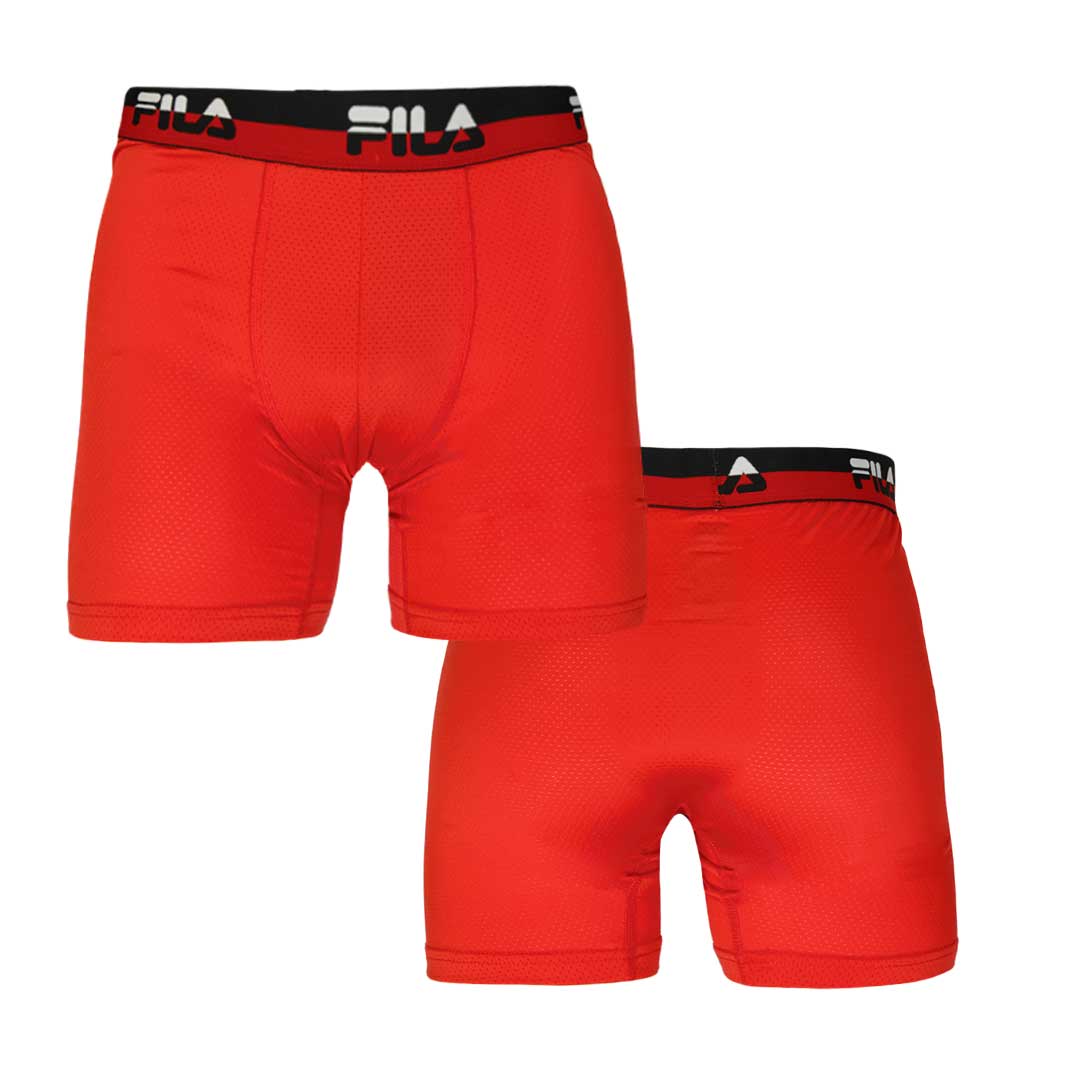 FILA - Men's 4 Pack Boxer Brief (FM412BXPM8 034) - Image 3