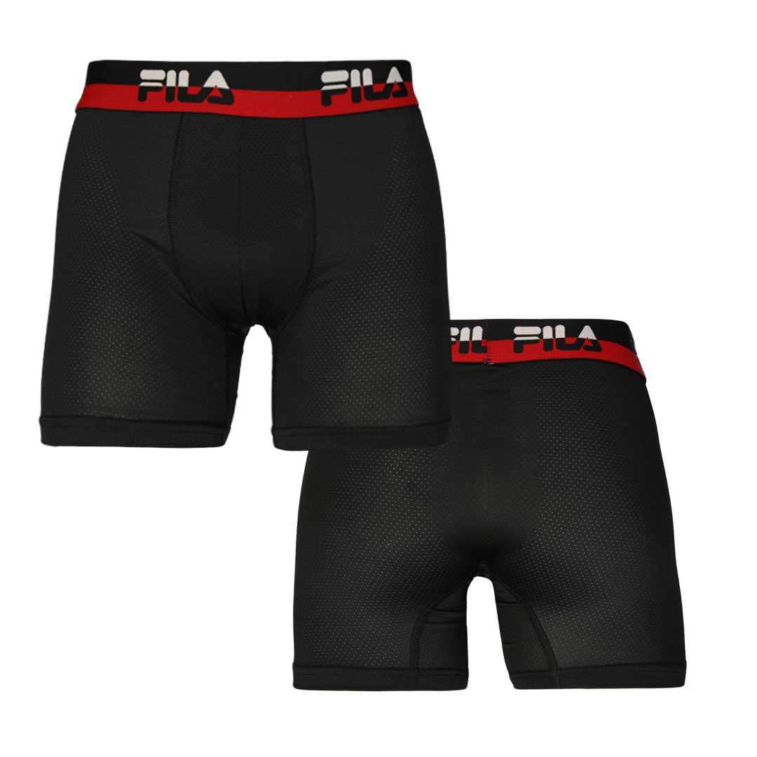 FILA - Men's 4 Pack Boxer Brief (FM412BXPM8 034) - Image 4