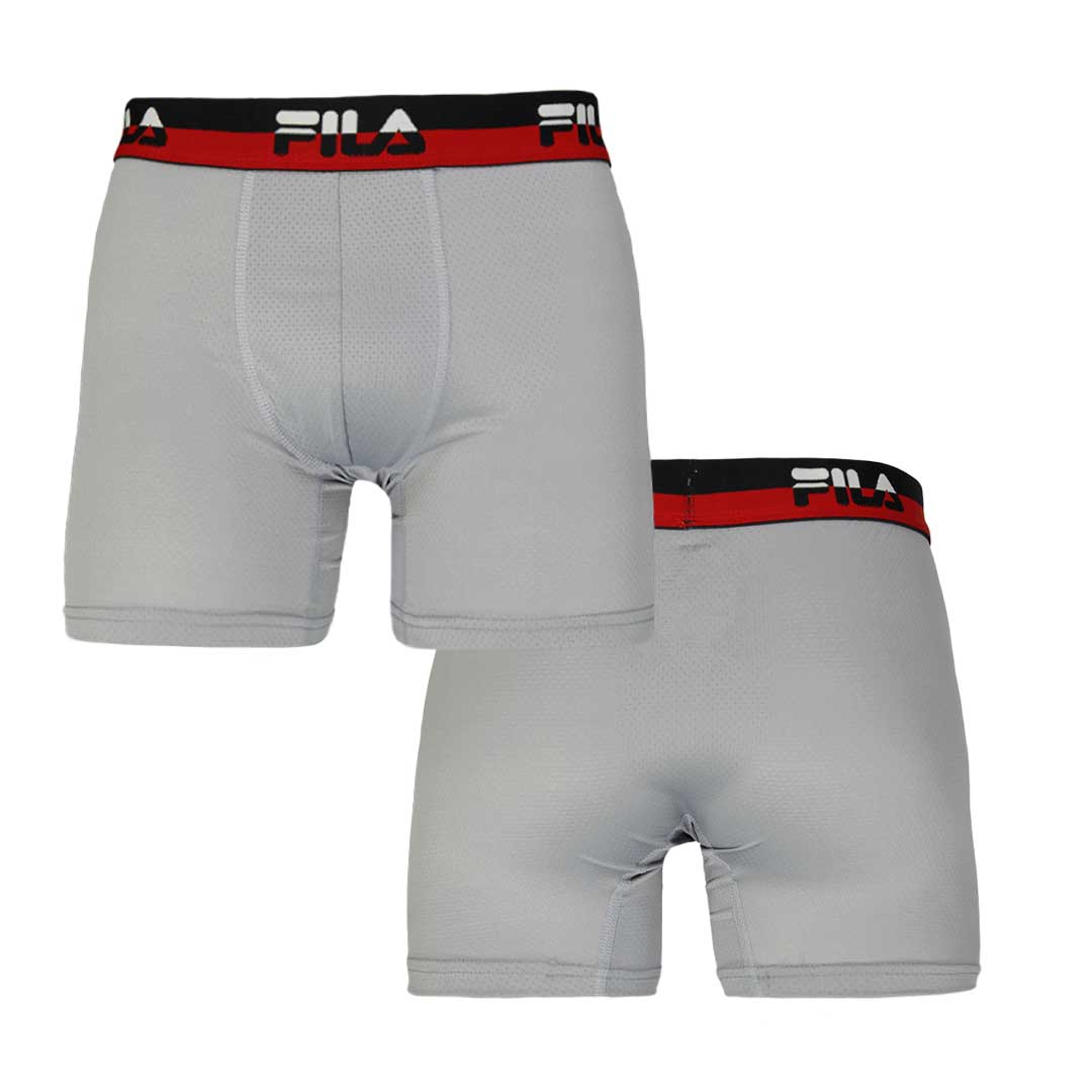 FILA - Men's 4 Pack Boxer Brief (FM412BXPM8 034) - Image 5