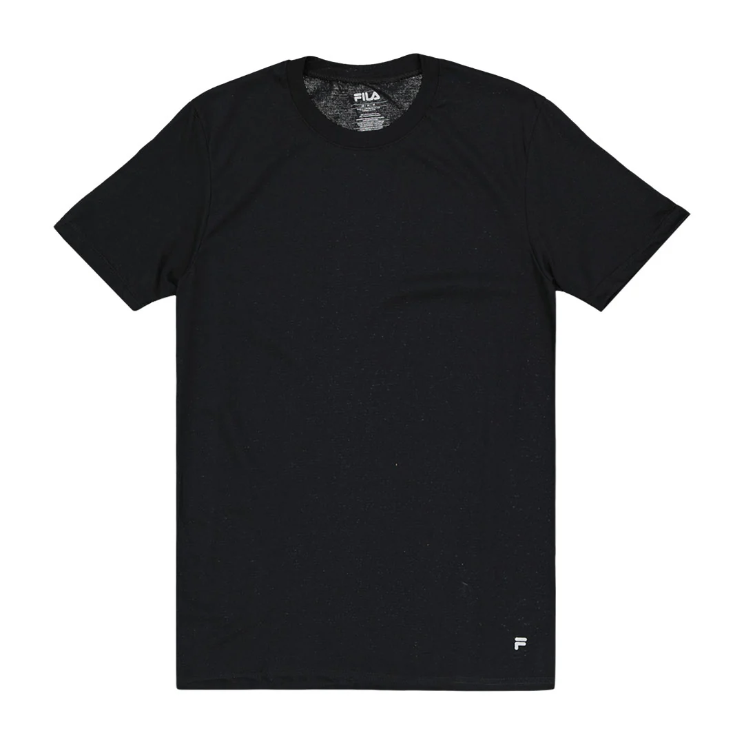 FILA - Men's 4 Pack Crew Neck T-Shirt (FM0314CT BLKGRY) - Image 2