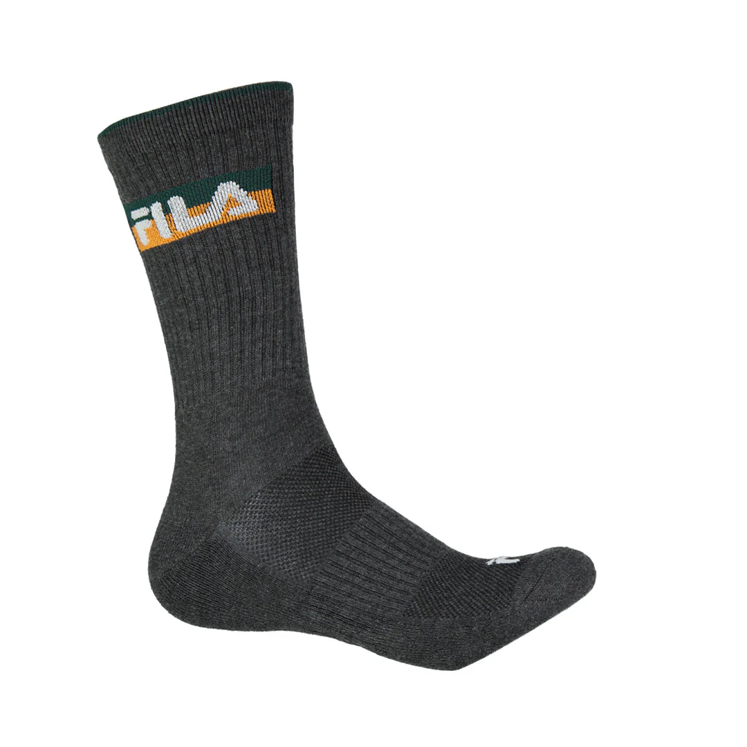 FILA - Men's 6 Pack Crew Socks (FW0103 AST1) - Image 2