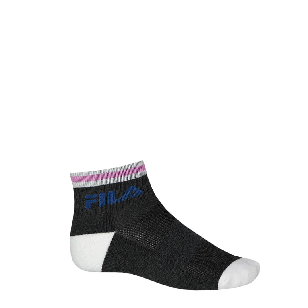 FILA - Women's 6 Pack 1/4 Socks (FW0139 COMBO2) - Image 3