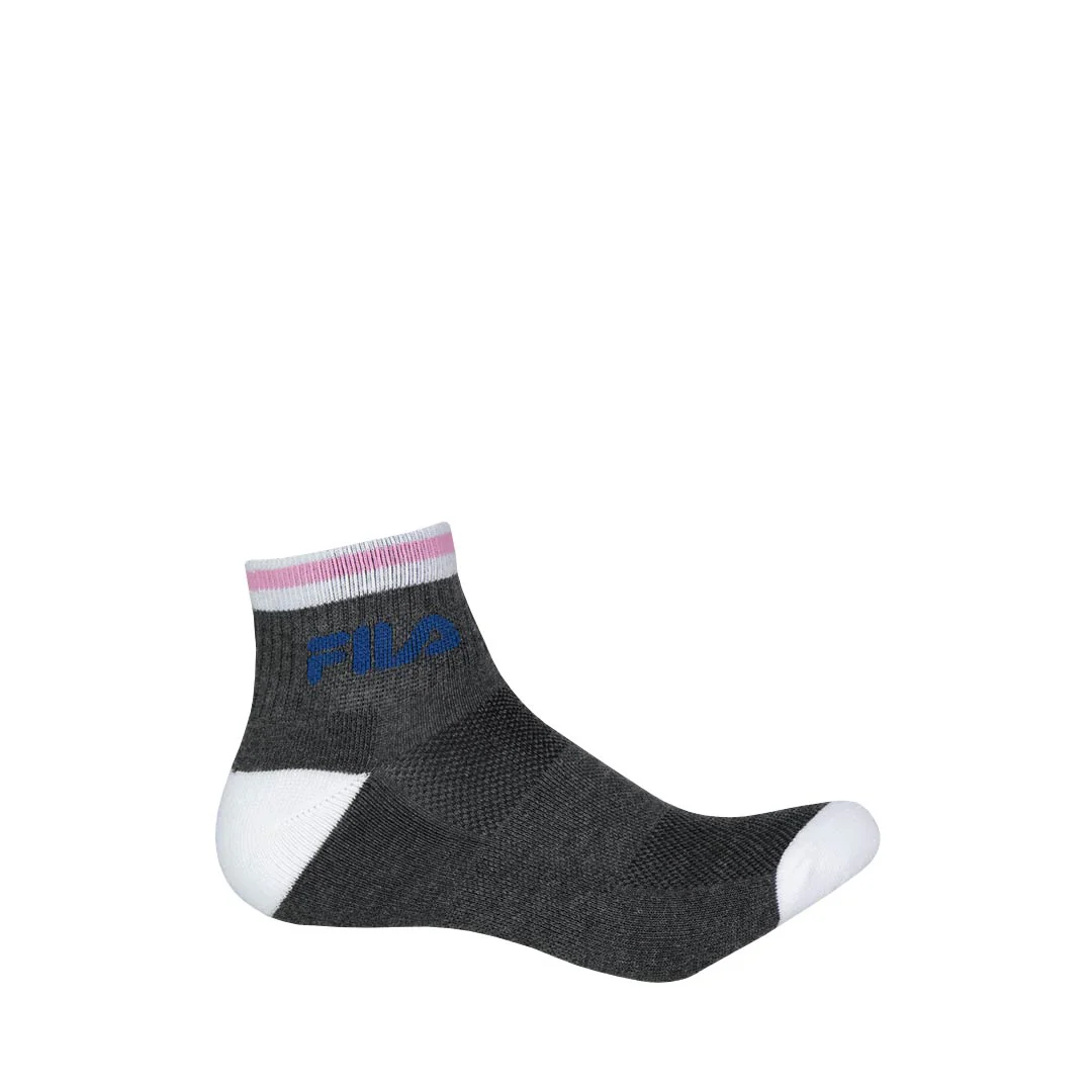 FILA - Women's 6 Pack Athletic Lifestyle Quarter Socks (FW0139) - Image 3