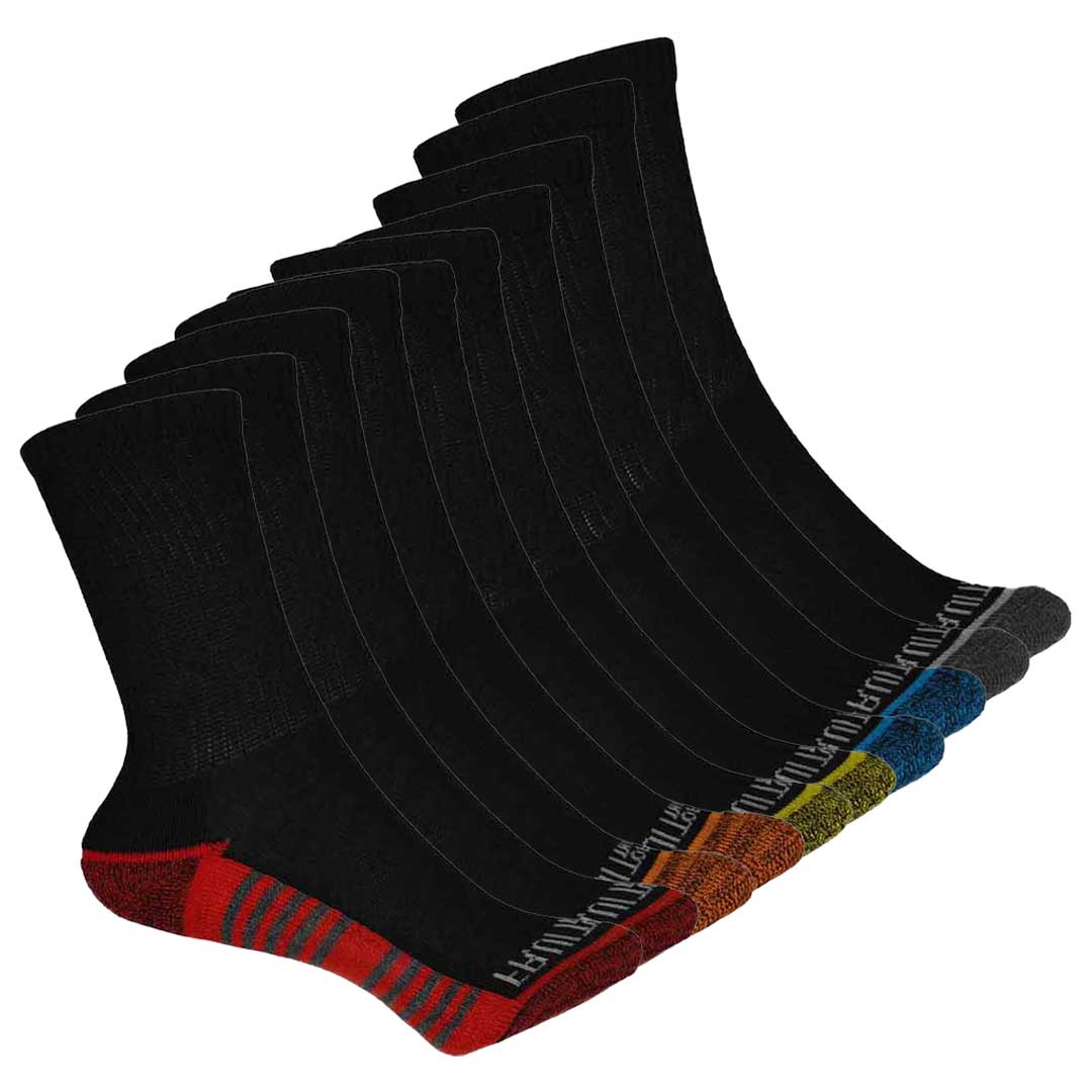 Fruit of The Loom - Kids' 10 Pack Crew Socks (FRB10295CX BKAST)