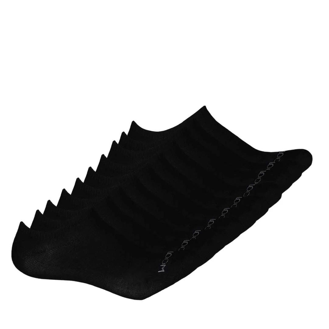Fruit Of The Loom - Women's 10 Pack No Show Socks (FRW10010NX BLACK)