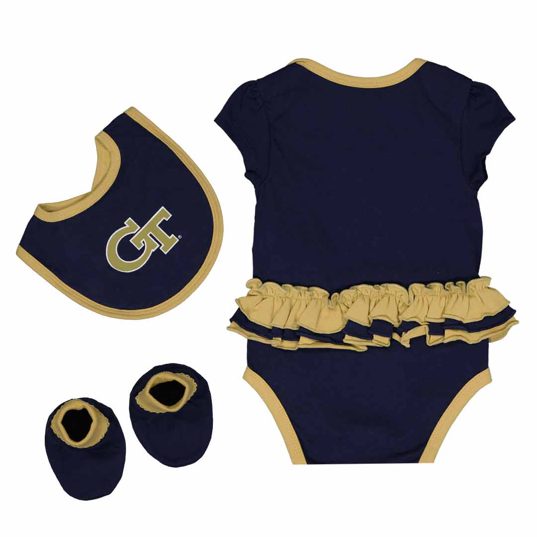 Girls' (Infant) Georgia Tech Yellow Jackets Trifecta Set (K413JQ 54) - Image 2