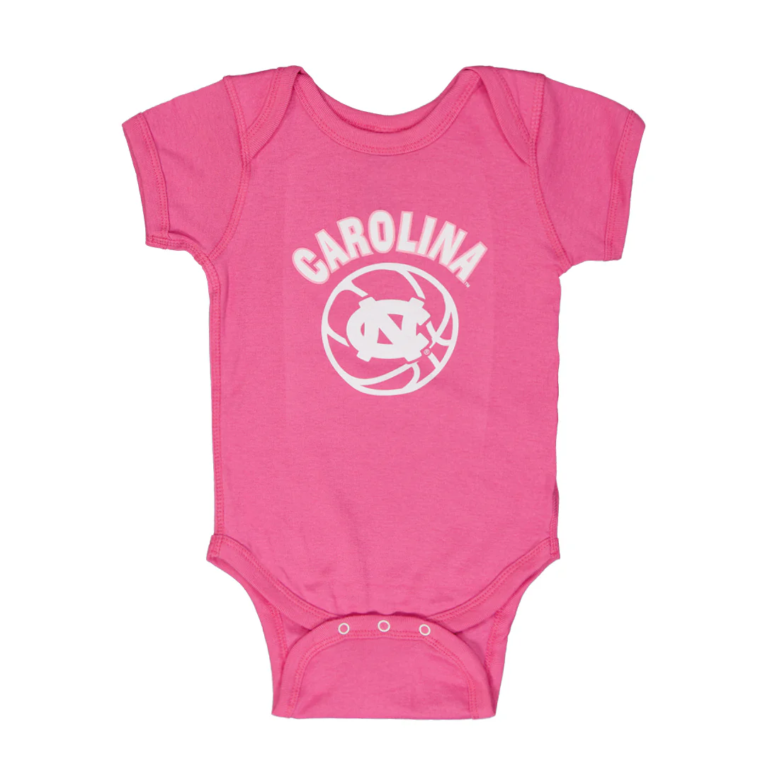 Girls' (Infant) North Carolina Tar Heels Chest Bump Creeper (K2SBKSV 60)