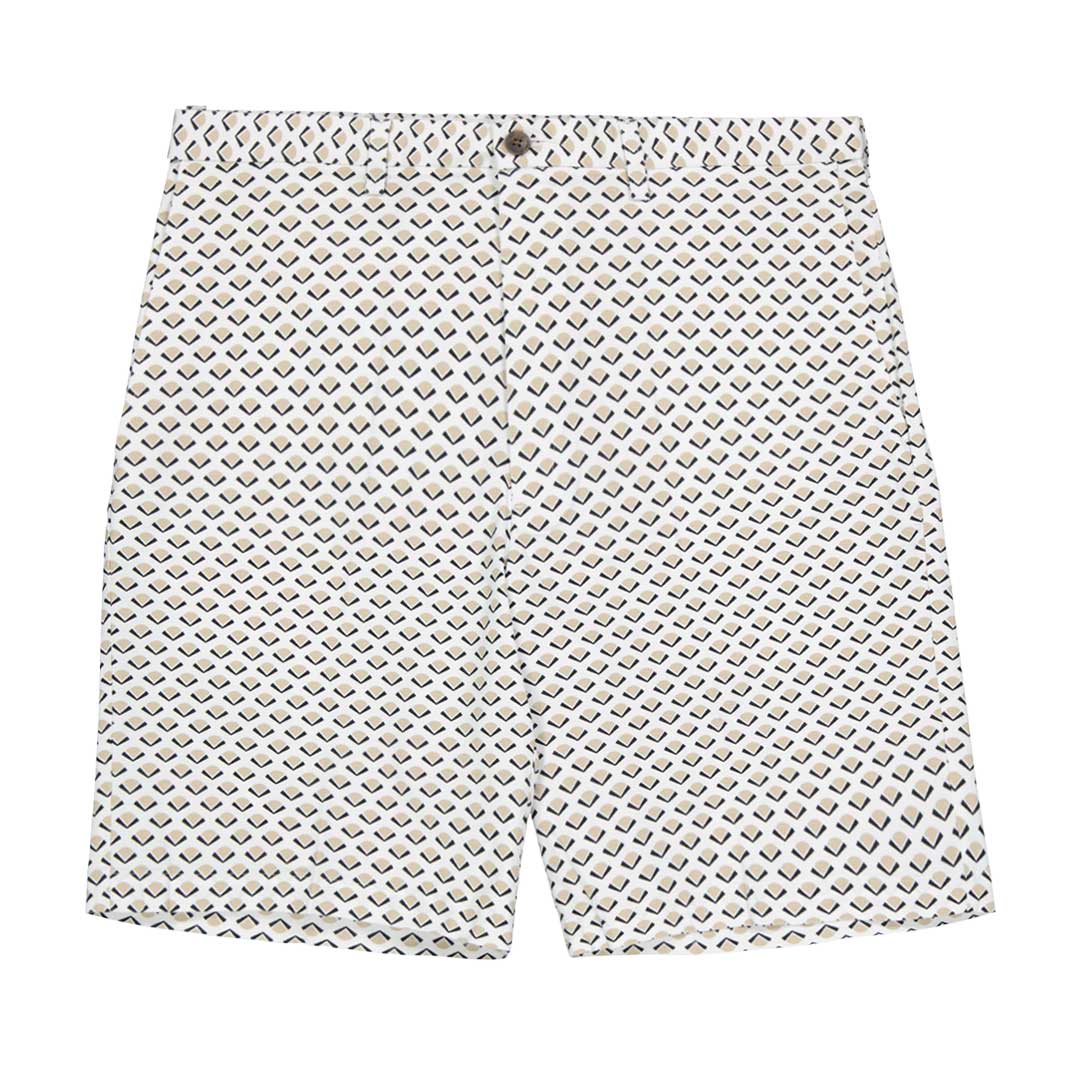 Haggar - Men's Plain Cotton Print Shorts (HS50013 100)