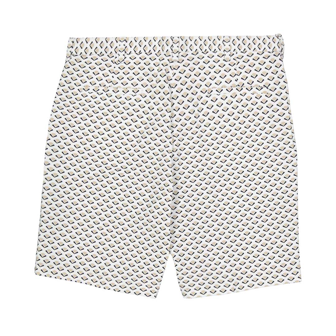 Haggar - Men's Plain Cotton Print Shorts (HS50013 100) - Image 2