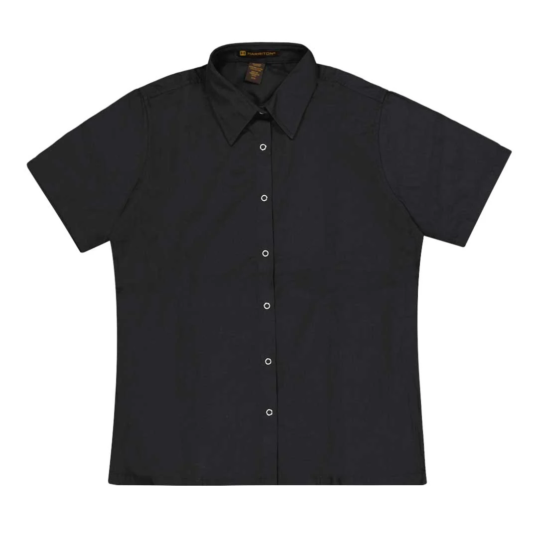 Harriton - Women's Advantage Snap Closure Short Sleeve Shirt (M545W 51)