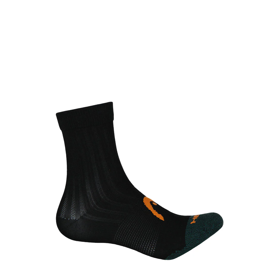 Head - Men's Nylon 3 Pack Mid Crew Socks (HEMH032 BLK) - Image 3