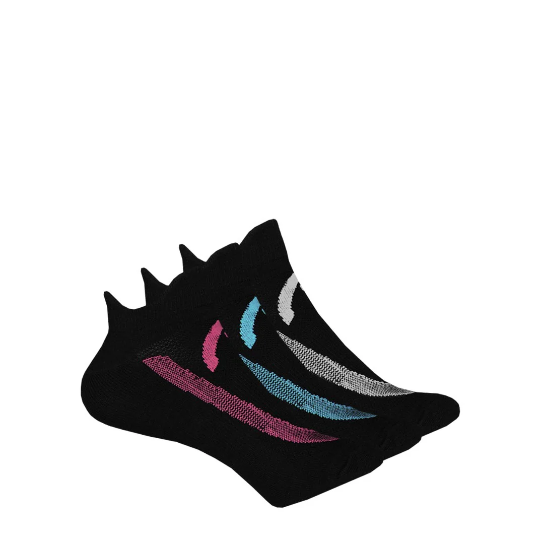 Head - Women's Nylon 3 Pack Low Cut Performance Socks (HELH013 BLK)