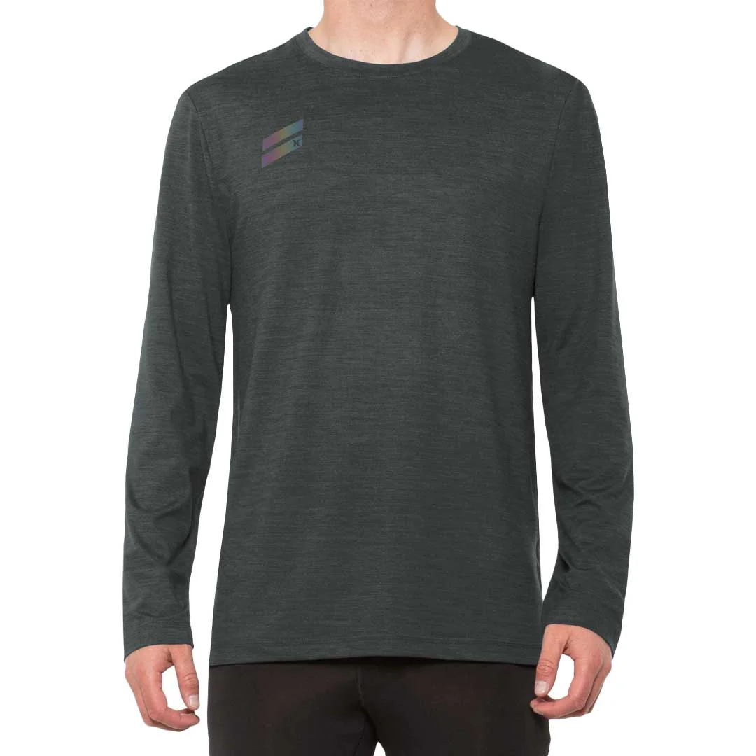 Hurley - Men's Exist Space Dye Performance Long Sleeve T-Shirt (HFA21VMT-02673 001) - Image 2
