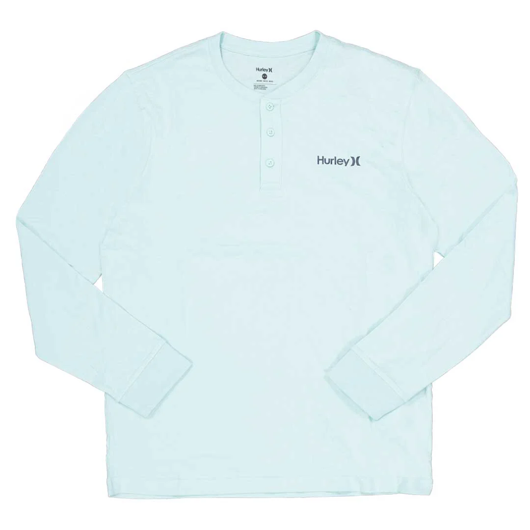 Hurley - Men's Graphic Long Sleeve Henley T-Shirt (HSP22VMT-04216 440)