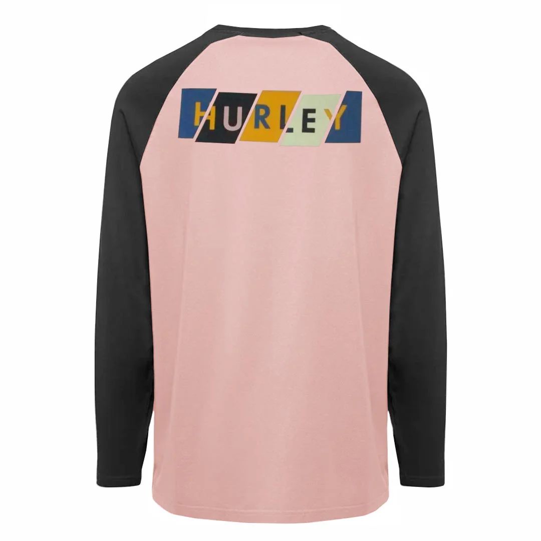 Hurley - Men's Long Sleeve Raglan T-Shirt (HFA21VMT-02562 681) - Image 2