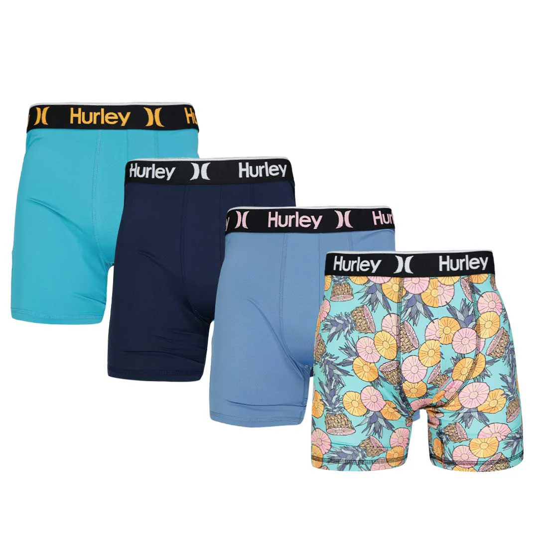 Hurley - Men's Regrind 4 Pack Boxer Brief (HUSP25M154803 416)